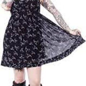 Sourpuss Lust for Skulls Dolly Dress
